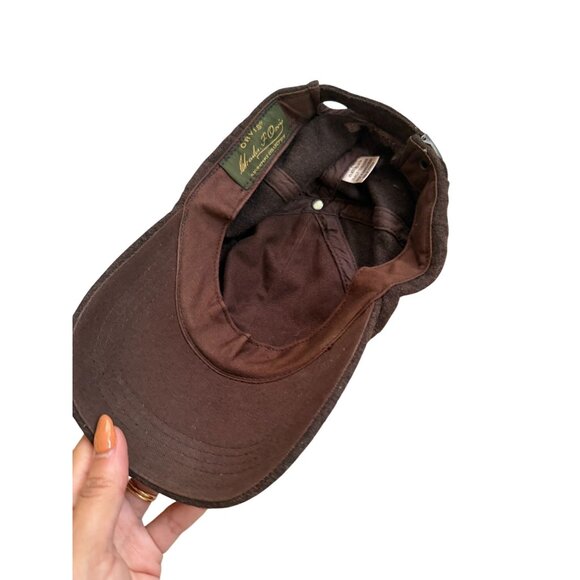 ORVIS Signature Collection Brown Fly Fishing Lure Embroidered Wool Blend Basebal - Picture 7 of 8